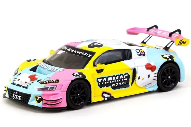 ターマックワークス 1/64 アウディ R8 LMS GT3 エボ 2 #50 マカオGTカップ FIA GTワールドカップ 2023 レースバージョン ターマックカード付きTarmac Works 1:64 Audi R8 LMS GT3 Evo II #50 Macau GT Cup FIA GT World Cup 2023 Race Version with Tarmac Cards|Reowide モデルカー カタログ SHOP