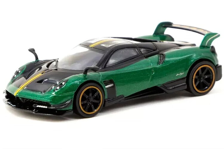 ターマックワークス 1/64 パガーニ ウアイラ BC トリフォリオ ヴェルデ Tarmac Works 1:64 Pagani Huayra BC Trifoglio Verde