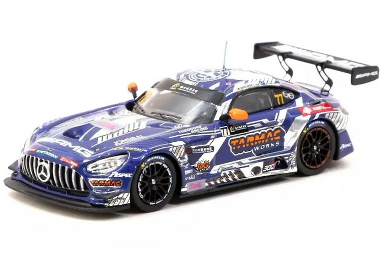 ターマックワークス 1/64 メルセデス・ベンツ AMG GT3 #77 優勝 マカオGTカップ 2022 クラフトバンブーレーシング Tarmac Works 1:64 Mercedes-AMG GT3 #77 Winner Macau GT Cup 2022 Craft Bamboo Racing