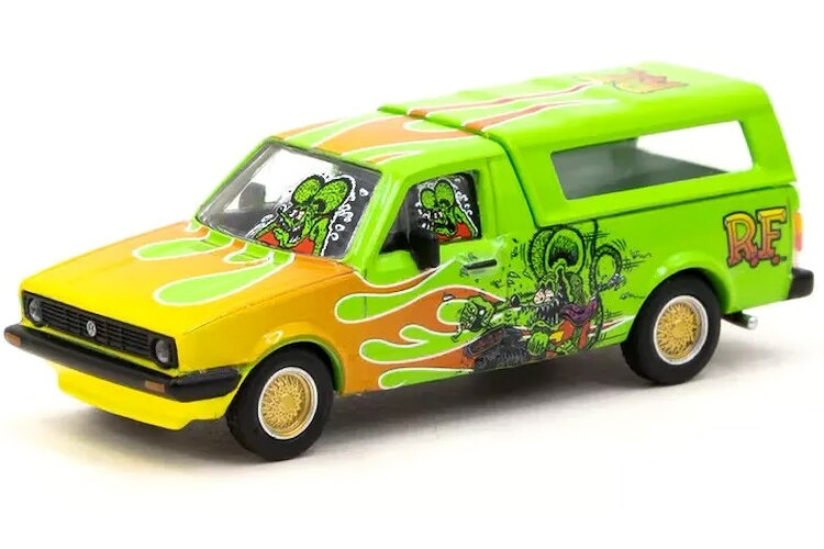 ターマックワークス 1/64 フォルクスワーゲン キャディ ラット フィンク Tarmac Works 1:64 Volkswagen Caddy Rat Fink