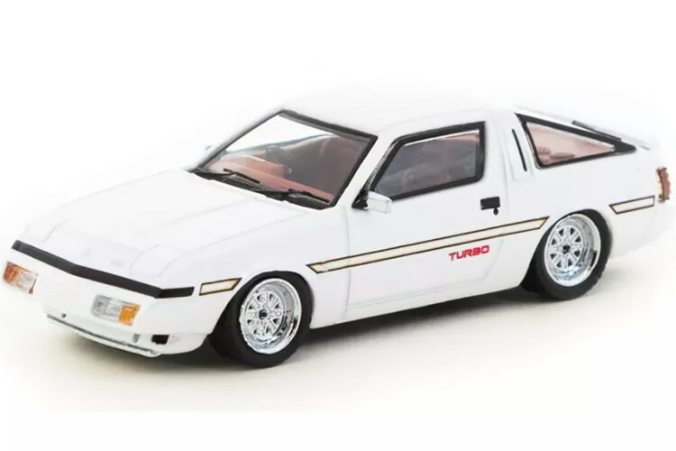 ターマックワークス 1/64 三菱 スタリオン ホワイトメタリック Tarmac Works 1:64 Mitsubishi Starion White Metallic