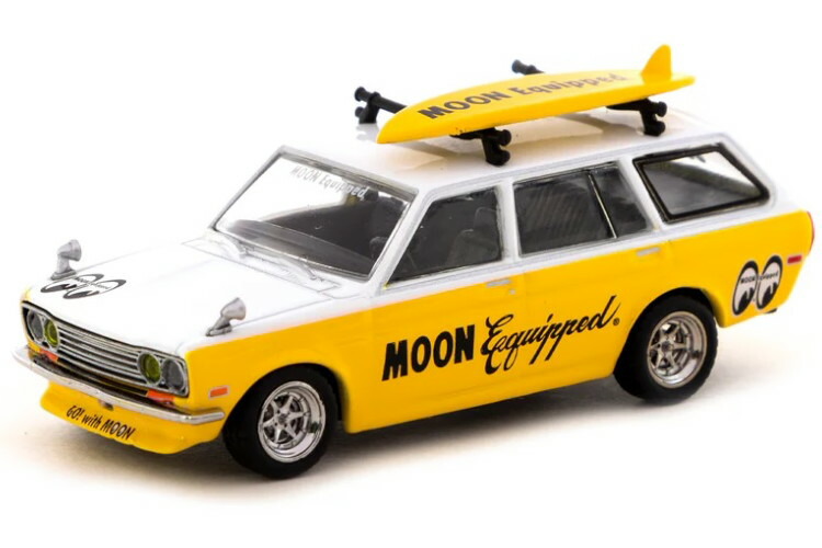 ターマックワークス 1/64 ダットサン ブルーバード 510 ワゴン ムーン イクイップド Tarmac Works 1/64 Datsun Bluebird 510 Wagon MOON Equipped