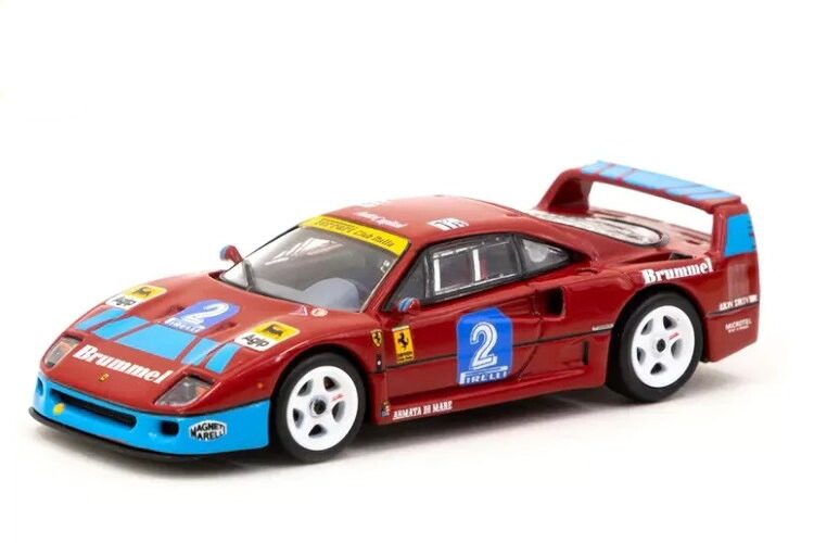 ターマックワークス × iXO 1/64 フェラーリ F40 #2 イタリアGT選手権 1992 Tarmacworks x iXO 1:64 Ferrari F40 N2 GT Italian GT Championship 1992