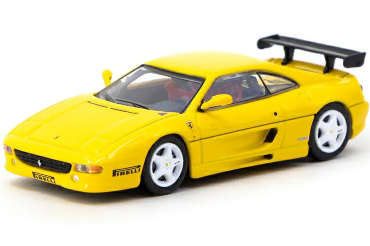 ターマックワークス 1/64 フェラーリ F355 立ちはだかる 黄みTarmac Works 1:64 Ferrari F355 Challenge Yellow 乗り物のおもちゃ-車-おもちゃ