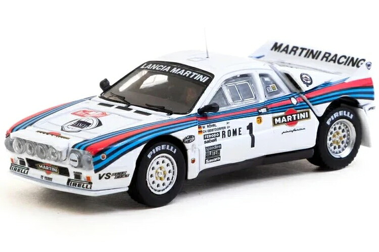 ターマックワークス 1/64 ランチア 037 ラリー モンテカルロラリー 1983 優勝Tarmac Works 1:64 Lancia 037 Rally Rally Monte Carlo 1983 Winner|Reowide モデルカー カタログ SHOP
