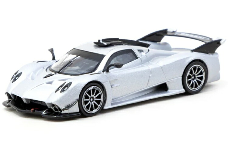 ターマックワークス 1/64 パガーニ ウアイラ R サテンシルバー Tarmac Works 1:64 Pagani Huayra R Satin Silver