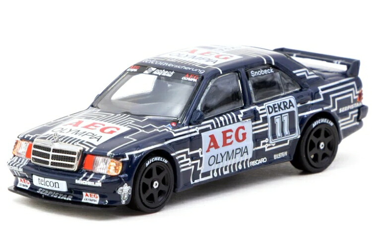 ターマックワークス 1/64 メルセデス ベンツ 190E 2.5-16 EVO 1 #11 DTM 1989 Dany SnobeckTarmac Works 1:64 Mercedes-Benz 190 E 2.5-16 EVO 1 N11 DTM 1989 Dany Snobeck