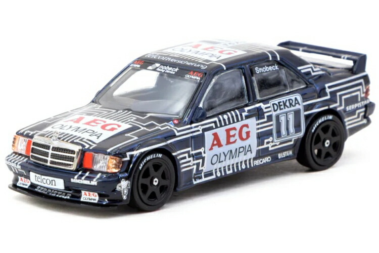 ターマックワークス 1/64 メルセデス ベンツ 190E 2.5-16 EVO 1 #11 DTM 1989 Dany Snobeck チェイスカーTarmac Works 1:64 Mercedes-Benz 190 E 2.5-16 EVO 1 N11 DTM 1989 Dany Snobeck Chase car
