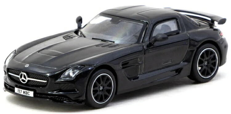 ターマックワークス 1/64 メルセデス ベンツ SLS AMG クーペ ブラック シリーズ ブラック メタリック シンガポール スペシャル エディションTarmac Works 1:64 Mercedes-Benz SLS AMG Coup&eacute; Black Series Black Metallic Singapore Special Edition｜Reowide モデルカー カタログ SHOP 9,086円