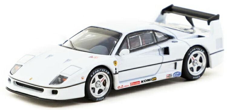 ターマックワークス 1/64 フェラーリ F40 ホワイト Tarmacworks 1:64 Ferrari F40 White