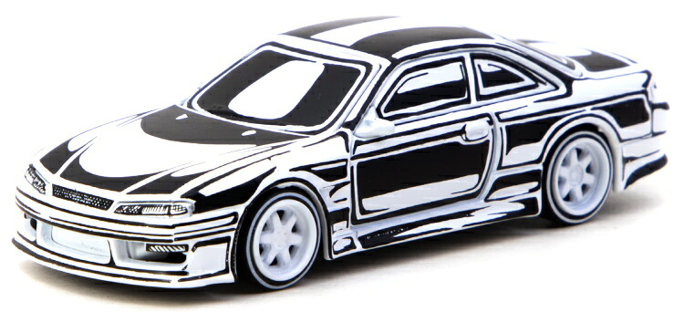 ターマックワークス 1/64 VERTEX シルビア S14 ジョシュア ヴァイズ デザイン Tarmac Works 1:64 VERTEX Silvia (S14) Designed by JOSHUA VIDES