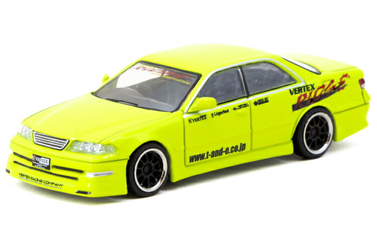 ターマック ワークス 1/64 トヨタ 目じるし2 JZX100 ヴェルテックス ライトグリーンTARMAC WORKS 1:64 Toyota Mark II JZX100 VERTEX Light Green Special Edition