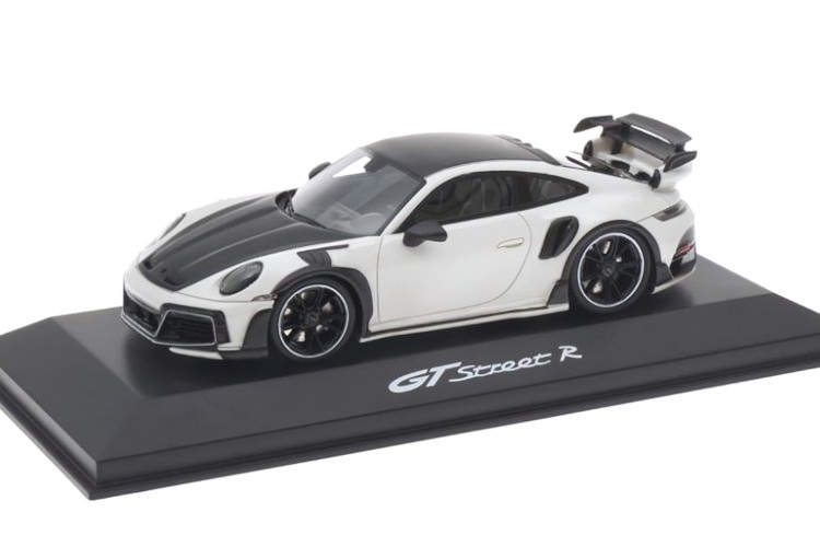 テックアート 1/43 ポルシェ 911 992 ターボ テックアート GT ストリート R 2021 ホワイト TECHART 1:43 Porsche 911 (992) Turbo TECHART GTstreet R