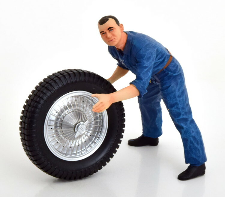 ルマン細密画 1/18 図形 Georges mechanic 青色Le Mans Miniatures 1:18 Figur Georges mechanic blue 乗り物のおもちゃ-車-おもちゃ