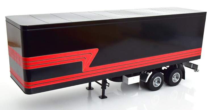 ロードキングス 1:18 セミトレーラー 黒いこと/赤いこと 開閉Road Kings 1:18 Semi-Trailer black red