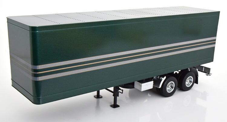 ロードキングス 1:18 セミトレーラー ダークグリーンメタリック/しろがね色/ゴールド 開閉Road Kings 1:18 Semi-Trailer darkgreen-metallic silver golden