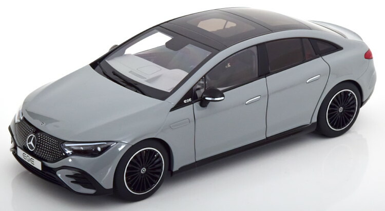 NZG 1/18 メルセデス EQE 2023 グレー メルセデス・ベンツスペシャルエディション 開閉 NZG 1:18 Mercedes EQE 2023 grey special edition of Mercedes