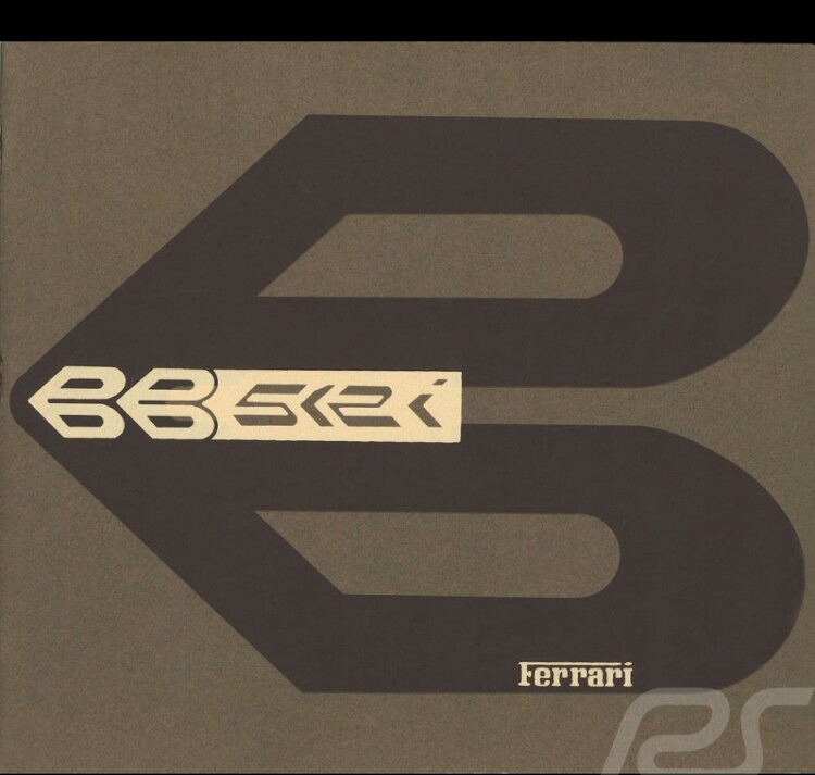 フェラーリ パンフレット BB 512 i 1982 イタリア語 英語 フランス語 ドイツ語 27 x 30 cm 24ページ|Reowide モデルカー カタログ SHOP