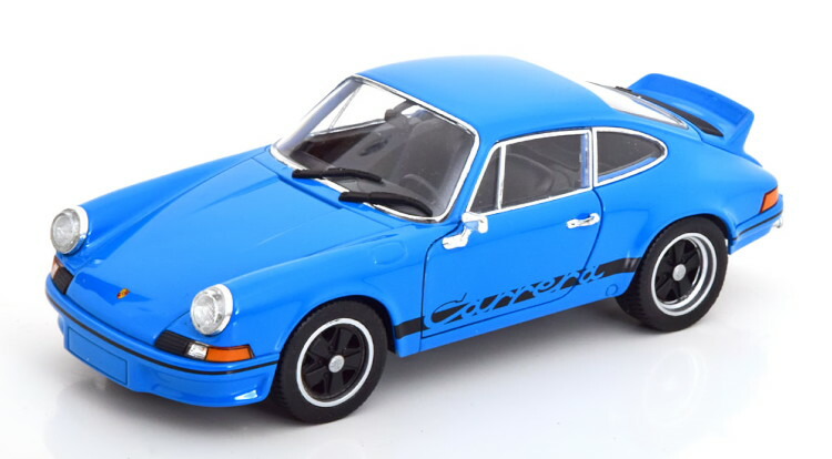 Welly 1/24 ポルシェ 911 RS 2.7 1973 ブルー/ブラック ポルシェミュージアム特別版 開閉 Welly 1:24 Porsche 911 RS 2.7 1973 blue black special edition from the Porsche Museum 7,350円