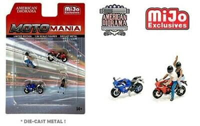 アメリカンジオラマ 1/64 モトマニア フィギュアセット American Diorama 1:64 Moto Mania figure set