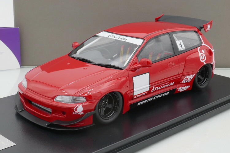 PANDEM EG6 シビック　1/18 イグニッションモデル イグニッションモデル 1/18 ホンダ シビック EG6 ホワイト 完成