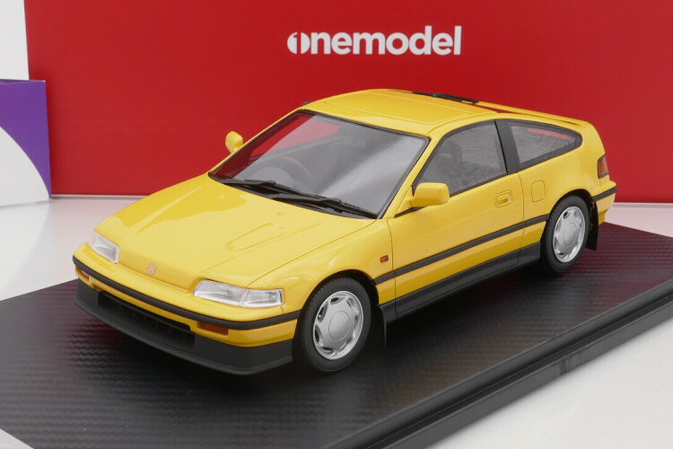 ワンモデル 1/18 ホンダ CRX EF7 1987年 イエローOnemodel 1:18 Honda CRX EF7 Year 1987 " Yellow｜Reowide モデルカー カタログ SHOP