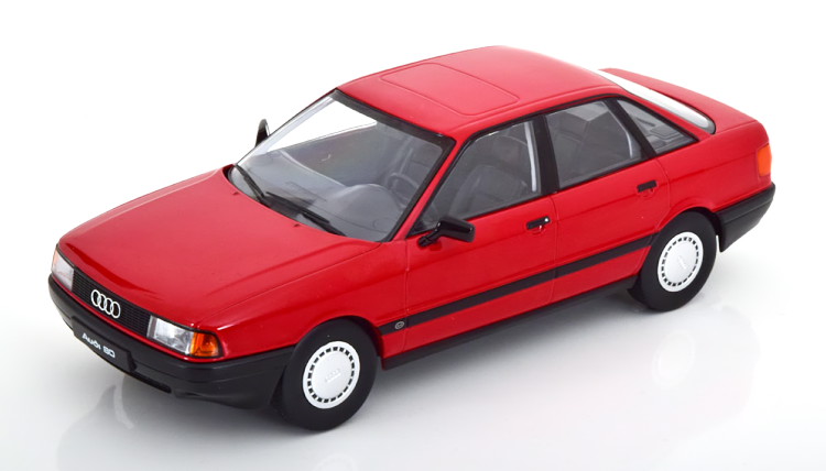 トリプル9 1/18 アウディ 80 B3 サルーン 1989 レッドTriple 9 1:18 Audi 80 B3 Saloon 1989 red|Reowide モデルカー カタログ SHOP