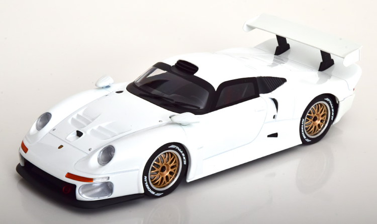 ベルク83 1/18 ポルシェ 911 GT1 表どおり 1996 白いことWerk83 1:18 Porsche 911 GT1 Street 1996 white