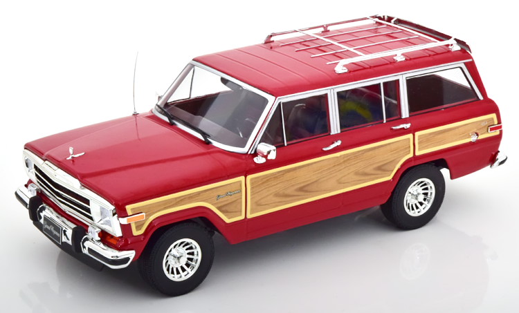 KK-SCALE 1/18 ジープ グランドワゴニア 1989 レッドKK-Scale 1:18 Jeep Grand Wagoneer 1989 red｜Reowide モデルカー カタログ SHOP