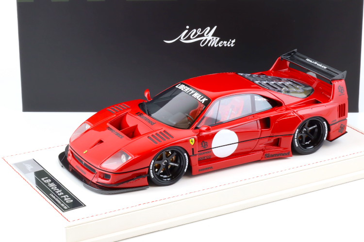 楽天市場】IVY Model Merit 1/18 フェラーリ F40 LB ワークス LBWK パール ホワイト 99台限定IVY Model  Merit 1:18 Ferrari F40 LB Works LBWK pearl white Limited 99 pcs. : Reowide  モデルカー カタログ SHOP