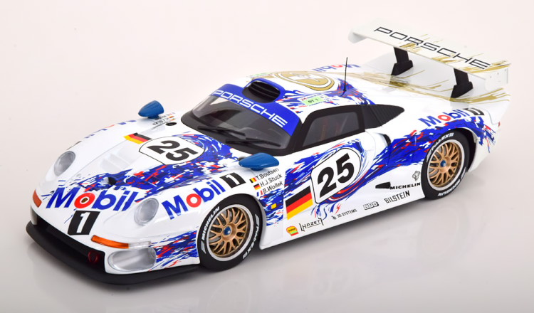 ベルク83 1/18 ポルシェ 911 GT1 #.25 1996 ル・マン 24 時間 Stuck/Boutsen/Wollek Werk83 1:18 Porsche 911 GT1 No.25, 24h Le Mans 1996 Stuck/Boutsen/Wollek