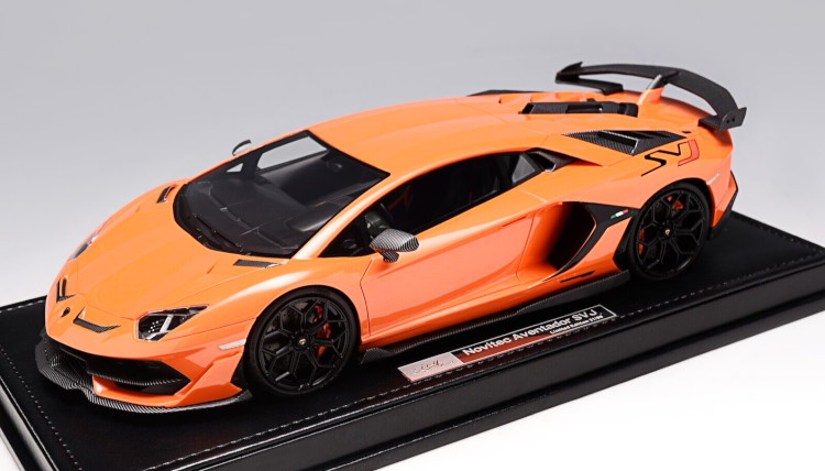 99台限定 IVY アイビーモデル ランボルギーニ アヴェンタドール 1/18 EIDOLON 1/18 Lamborghini Aventador SVJ 63 2018 Pearl Yellow