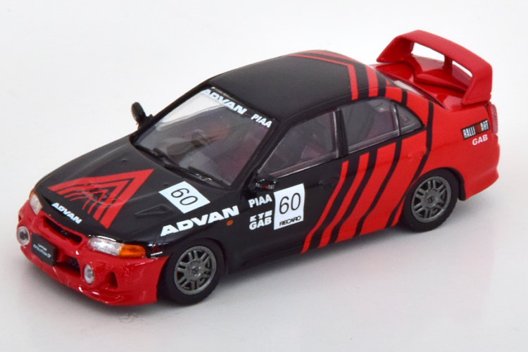 BMC 1/64 三菱 ランサー Evo 4 アドバン レッド/ブラック 2016台限定 BMC 1:64 Mitsubishi Lancer Evo IV Advan red black Limited Edition 2016 pcs