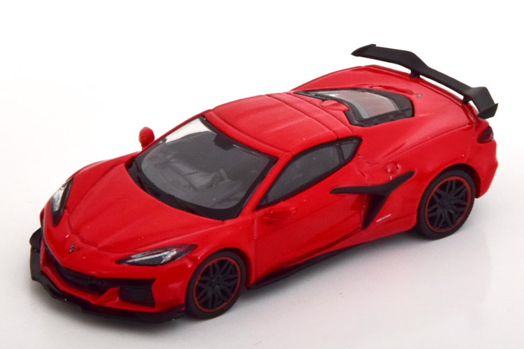 MINI GT 1/64 シボレー コルベット C8 Z06 2023 レッド ブラック MINI GT 1:64 Chevrolet Corvette C8 Z06 2023 red black