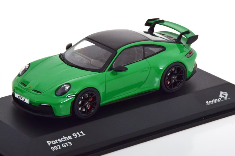 ソリド 1/43 ポルシェ 911 (992) GT3 2022 グリーン Solido 1:43Porsche 911 (992) GT3 2022 green
