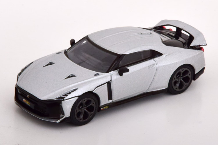 Era Car 1:64 日産 GT-R50 イタルデザイン シルバー/ブラック Era Car 1:64 Nissan GT-R50 by Italdesign silver black