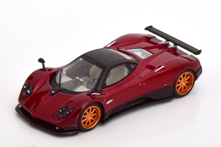 MINI GT 1/64 パガーニ ゾンダ F シルバー 305 右ハンドル MINIGT 1/64 #305 Pagani Zonda F silver alloy car model in