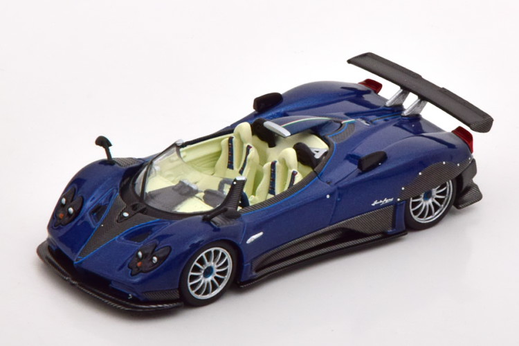 MINI GT　パガーニ ゾンダ F (アルゼンチンブルー) チェイスカー ミニカー】イタリアのスーパーカー MINI GT 1/64 パガーニ