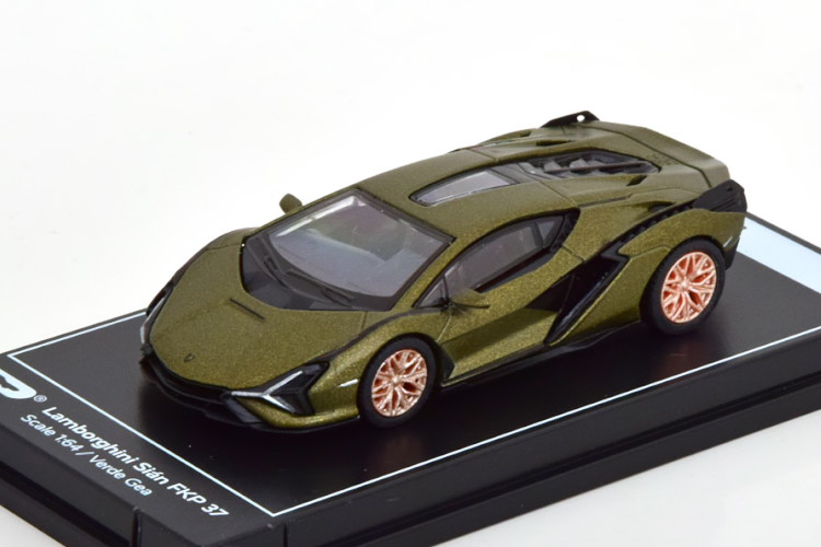 PosterCars 1/64 ランボルギーニ シアン FKP 37 IAA フランクフルト 2019 グリーンメタリック PosterCars 1:64 Lamborghini Sian FKP 37 IAA Frankfurt 2019 greenmetallic