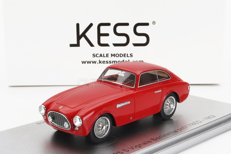 KESS 1/43 フェラーリ 225 S 錫.0178ED ヴィニャーレ ベルリネッタ 1952 赤いことKESS-MODEL 1/43 FERRARI 225 S 錫.0178ED VIGNALE BERLINETTA 1952 RED