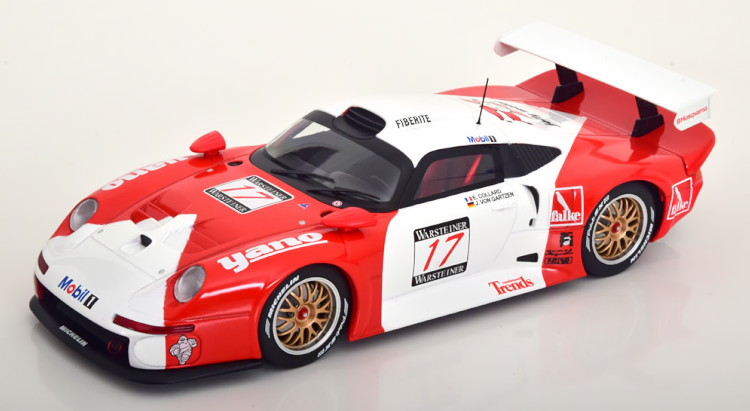 ベルク83 1/18 ポルシェ 911 GT1 #17 Fia GT スパ1997 デカール付き Werk83 1:18 Porsche 911 GT1 No 17 Fia GT Spa 1997 von Gartzen/Collard with Decals