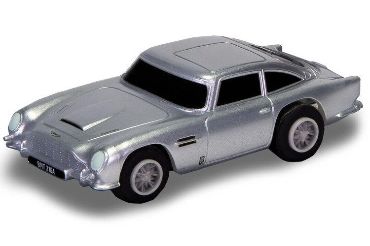 Scalextric Micro 1/64 ウィリアム・ジェームズ 公債証書 DB5 「ゴールド手の指」拡張スロット鉄道車両Scalextric Micro 1:64 James Bond DB5 \u0027Goldfinger\u0027  Slot Car 乗り物のおもちゃ-おもちゃ-車