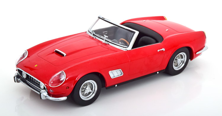 KK-Scale 1/18 フェラーリ 250 GT カリフォルニア スパイダー 取り外し可能なハードトップ付き 1960 レッド/ブラック KK-Scale 1:18 Ferrari 250 GT California Spyder with removable Hardtop 1960 red black