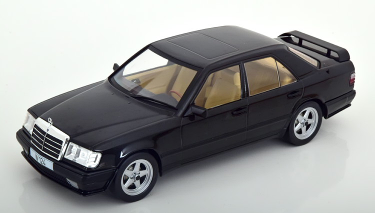 MCG 1/18 メルセデスベンツ W124 チューニング ブラックメタリック MCG 1:18 Mercedes W124 Tuning blackmetallic