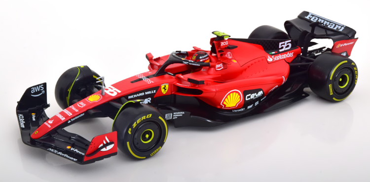 ブラーゴ  1/18 フェラーリ 空想科学小説23 2023 サインツBburago  1:18 Ferrari 空想科学小説23 2023 Sainz