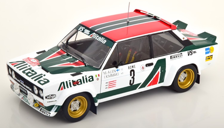 ミニカー　1/18 フィアット 131 アバルト 1979年ラリー・フンスリュック W.Rohrl /C. Geistdorfer #1 [18RMC077] 楽天市場】イクソ 1/18 フィアット 131 アバルト #1 ラリー