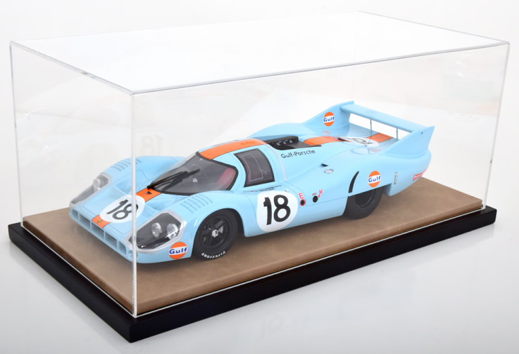 Jewel Cases 1/12 ショーケース ブラウン 積み重ね可能 48cm × 25cm × 21cm シュコー ノレブ GT SPIRIT Otto BBR スパーク CMR TOPMARQUES 京商 KK-Scaleなどに ※ミニカーは付属しません Jewel Cases1:12 imitation leather on MDF base plate stackable