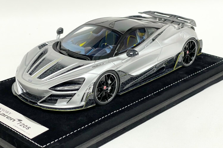 ミニカー　1/18 MANSORY 720s(パープル) [MS18003PU] 楽天市場】ミニカー 1/18 マクラーレン 720S MOTORHELIX 1/18