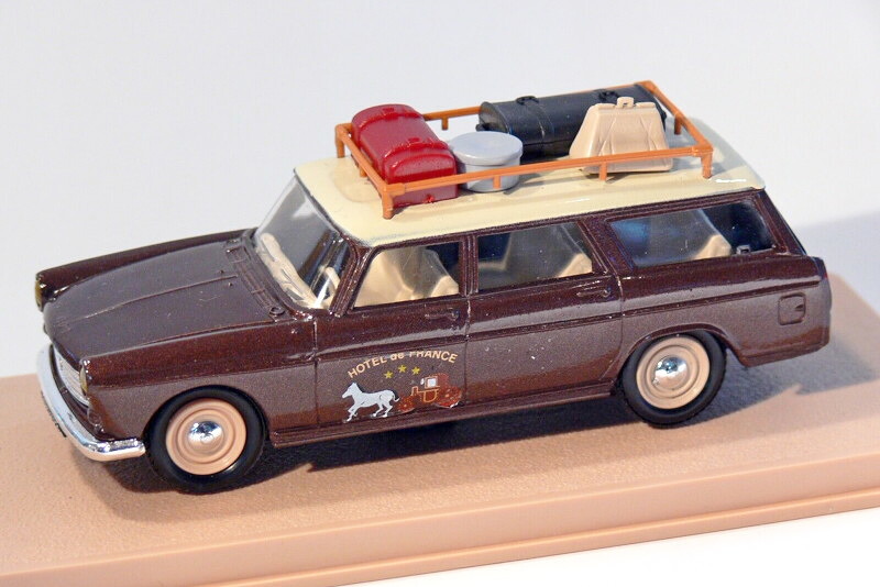 エリゴール 1/43 プジョー 404 ブレイクタクシー "ホテル" ブラウンELIGOR 1:43 Peugeot 404 Break Taxi "Hotel" Brown｜Reowide モデルカー カタログ SHOP