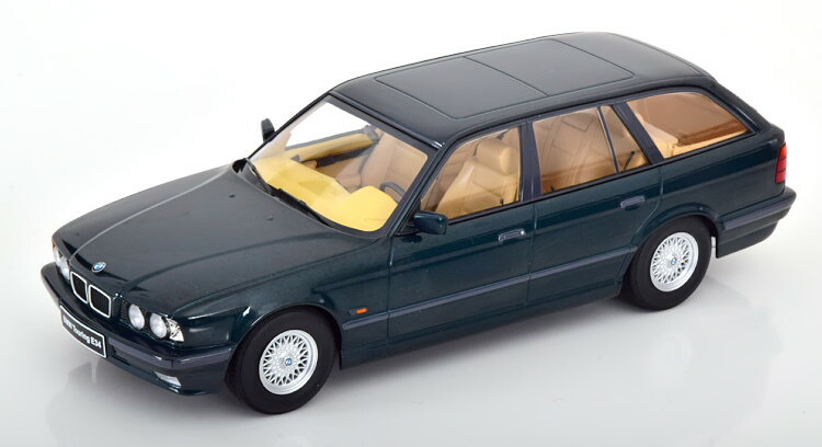 トリプル9 1/18 BMW 5er Serie E34 ツーリング 1996 ダークグリーンメタリック Triple 9 1:18 BMW 5er Serie E34 Touring 1996 darkgreen-metallic